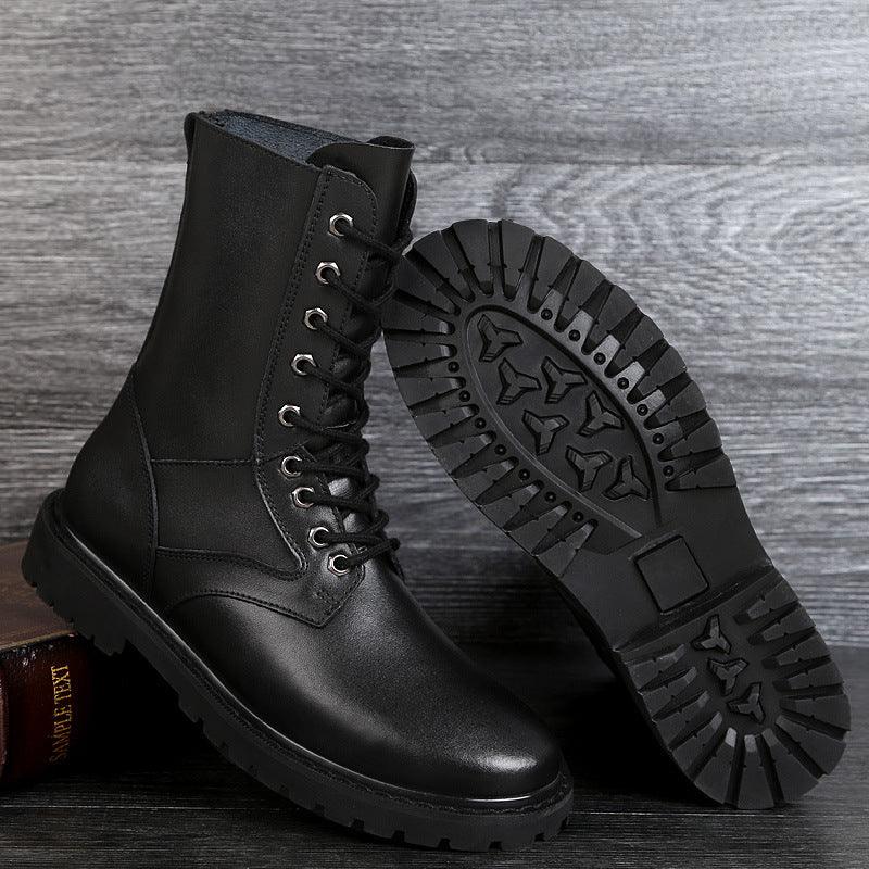 Men's Warm Slugged Bottom Work Shoes - WOMONA.COM