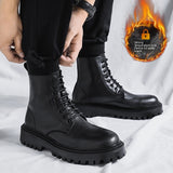 Men's Leather New High-top Boots