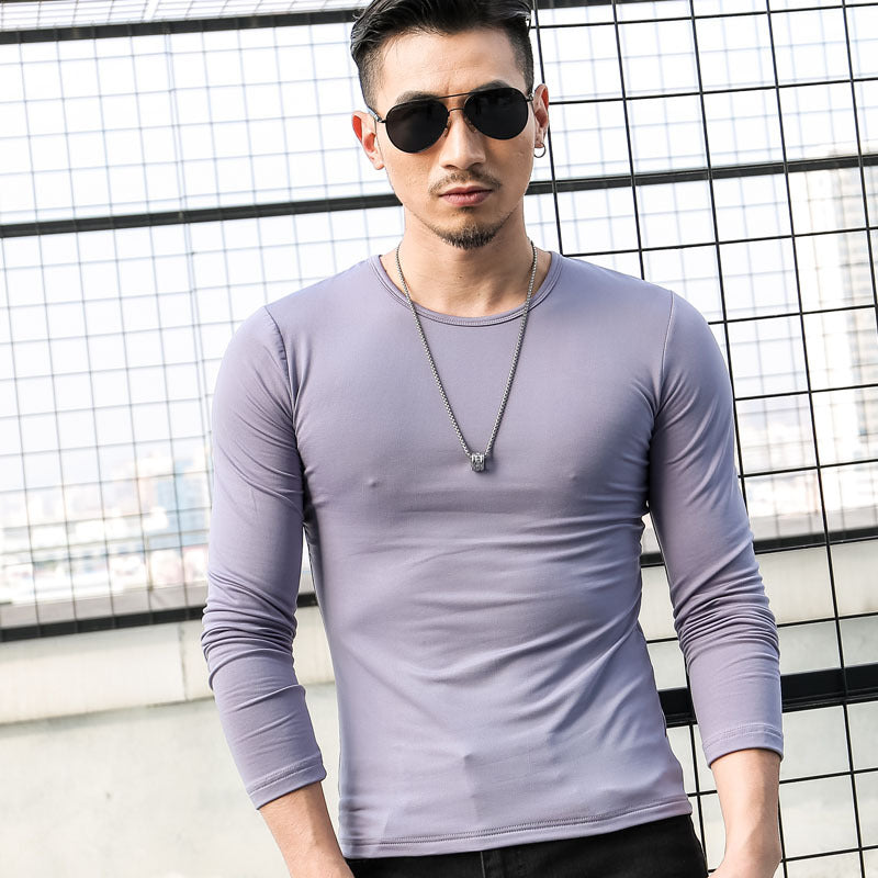 men's collar T-shirts, long sleeves - WOMONA.COM