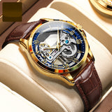 Men's Waterproof Luminous Mechanical Watch - WOMONA.COM