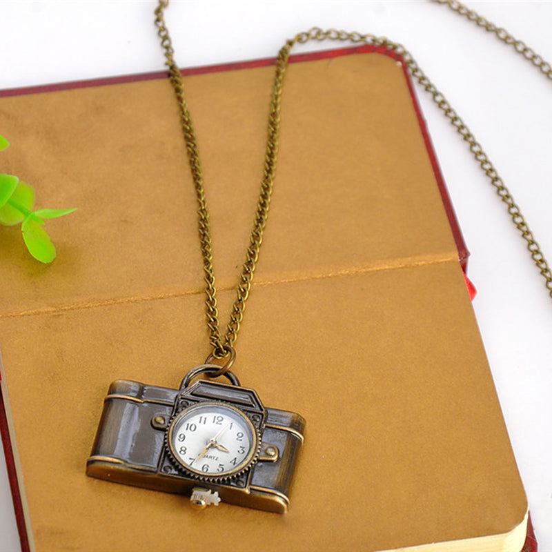 Camera Watch Necklace - WOMONA.COM