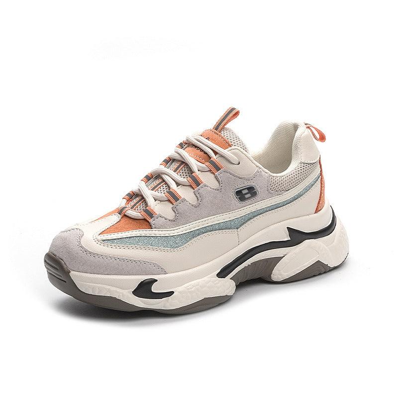 Autuspin Retro Flat Platform Sneakers Women - WOMONA.COM