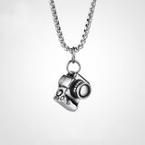 Retro SLR camera necklace hip-hop simple clavicle chain - WOMONA.COM