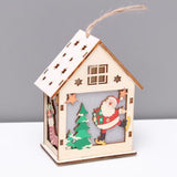 Luminous Christmas Decorations Christmas Wood With Lights - WOMONA.COM