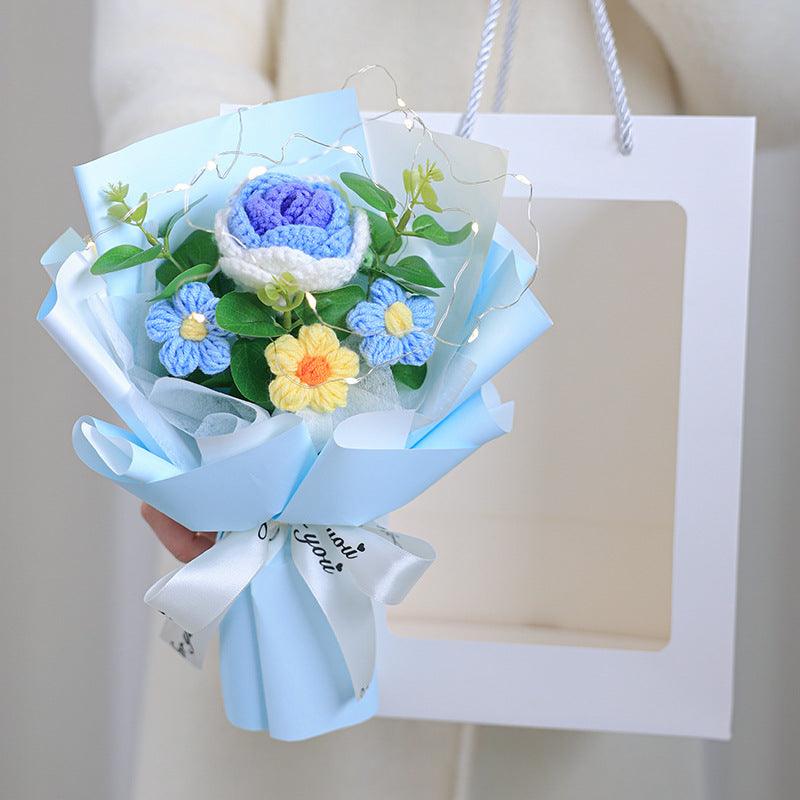 Hand-woven Flower Gift Birthday Gift - WOMONA.COM