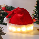 Hat LED Light Plush Children's Adult Christmas - WOMONA.COM