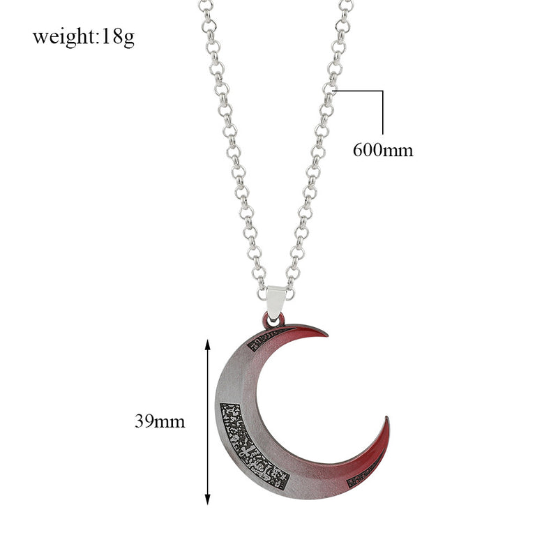 Moon Knight Pendant Necklace - WOMONA.COM