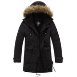 Men's Warm Overcoat Winter Coat Parka Cotton Jackets - WOMONA.COM