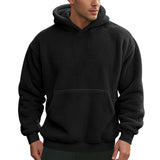 New Men's Double-sided Velvet Loose Sweater Men