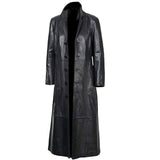 Motorcycle Men's Duster Fur Coat - WOMONA.COM