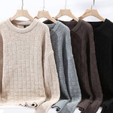 Knitted Men's New Fashion Round Neck Sweater