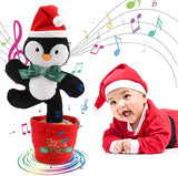 Dancing Christmas Toys Funny Tree Repeat Talking Electronic Plush Toys - WOMONA.COM