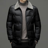 Fur Collar Coat Men's Casual Jacket - WOMONA.COM