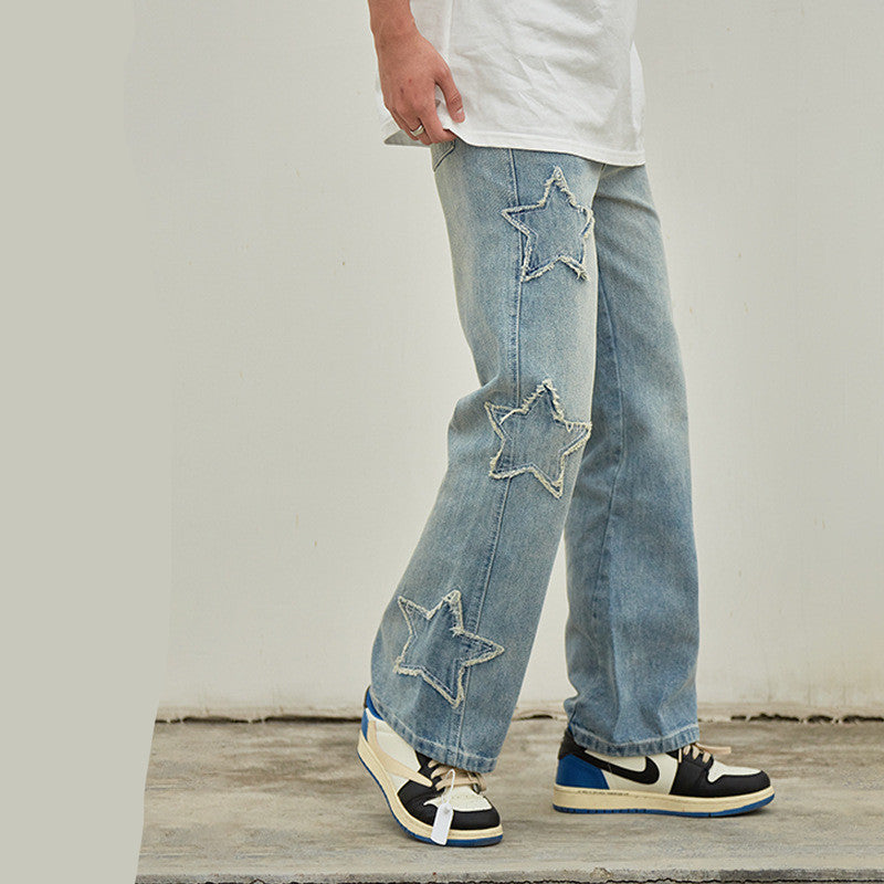 XINGX Patch Casual Jeans For Men And Women - WOMONA.COM
