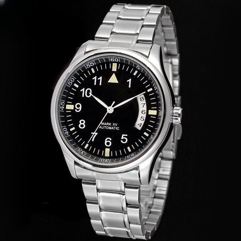 Steel Belt Automatic Mechanical Watch - WOMONA.COM
