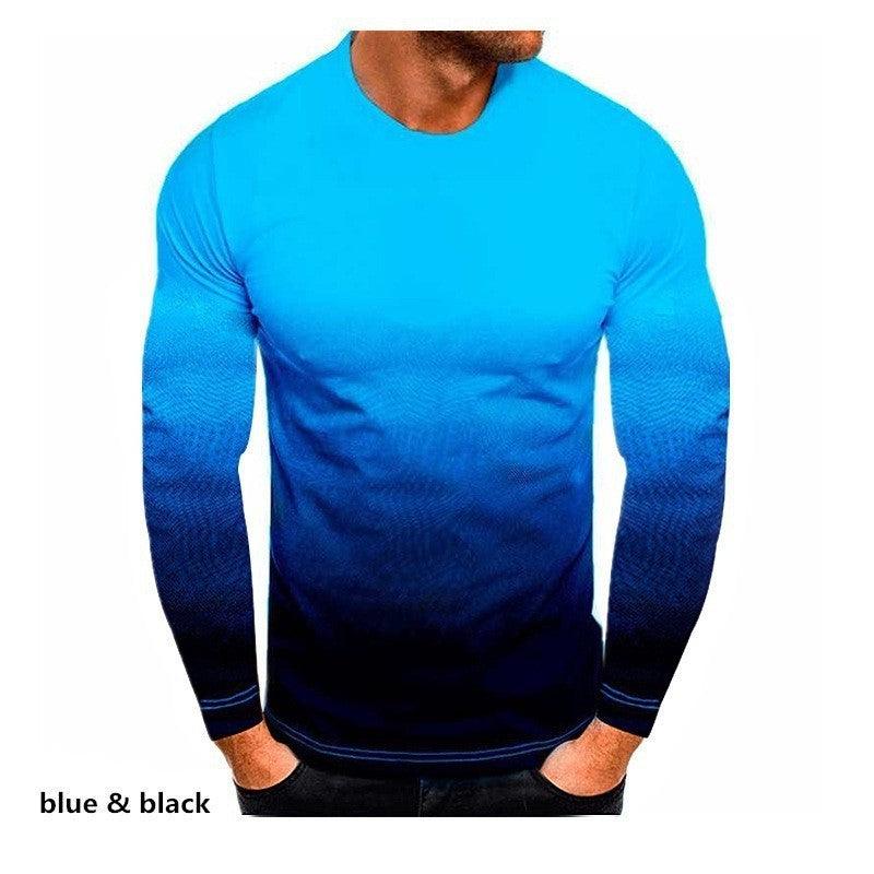 Printed Fashion Pullover T-shirt For Men - WOMONA.COM