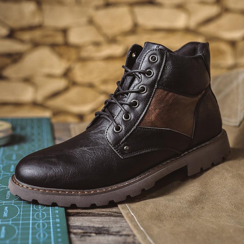 Martin Tooling British Style Ankle Boots - WOMONA.COM