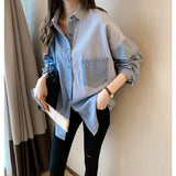 Denim Shirt Women - WOMONA.COM