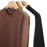 Spring And Autumn New Men's Round Neck Base Inner Wear Outer Wear Top