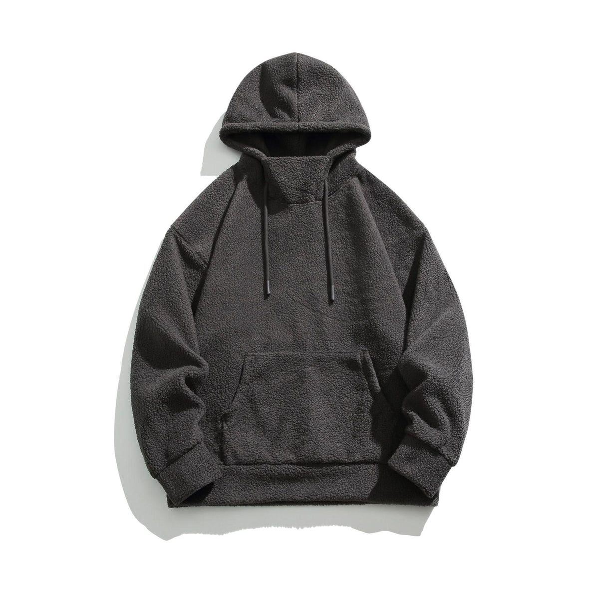 Mountaineering Velvet Half-high Collar Heavy Hooded Sweater - WOMONA.COM
