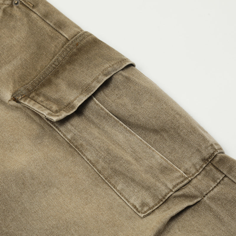 Fashion Waste Soil Pleated Cargo Jeans Men - WOMONA.COM