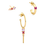 Fashion Earrings Set 3 Pieces - WOMONA.COM