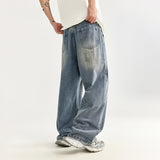 Brushed Distressed High Waist Jeans - WOMONA.COM