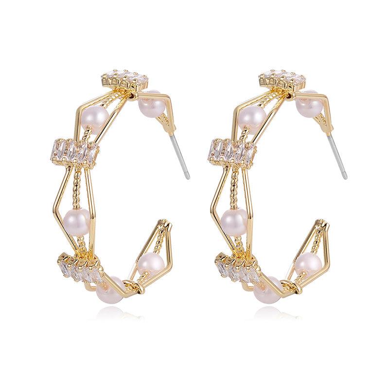 Light Luxury Gold-Tone Earrings