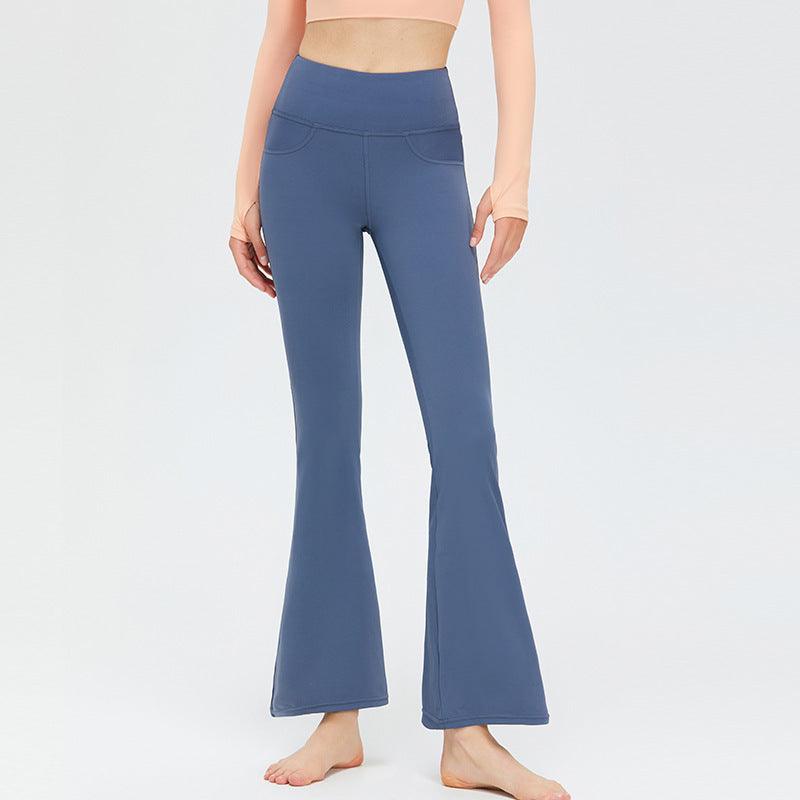 High Waist Peach Pants Yoga Clothes - WOMONA.COM
