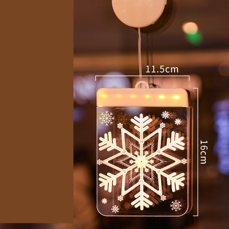 Suction Cup Hanging Lights Christmas Room Decoration - WOMONA.COM