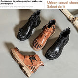 Men Punk Rock Tooling Machinery Car Boots - WOMONA.COM