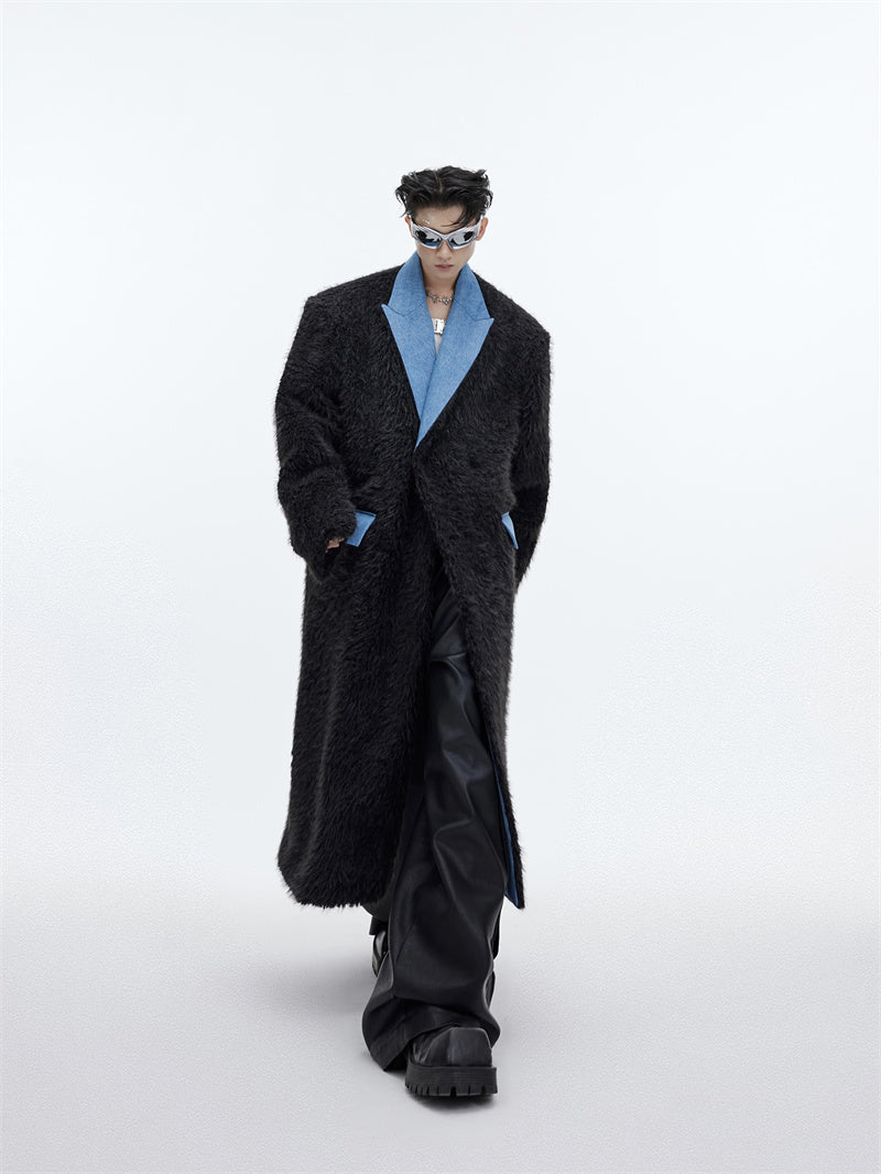 Men's Mink-proof Long Fur Coat - WOMONA.COM