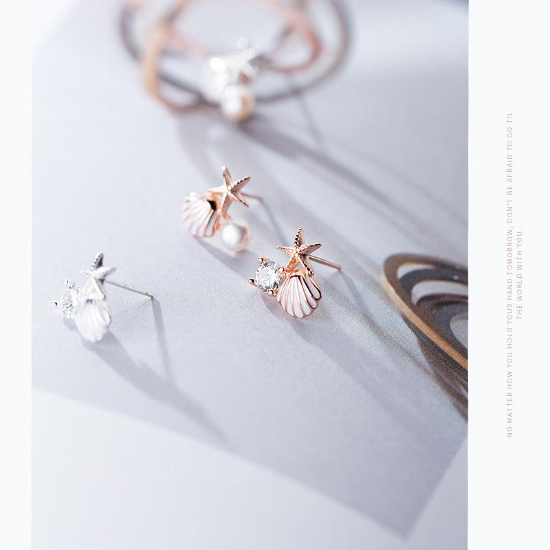 Star and Shell Earrings