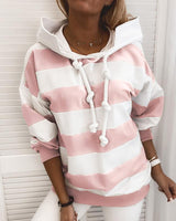 Women's Long-Sleeved Striped Thin Sweaters - WOMONA.COM