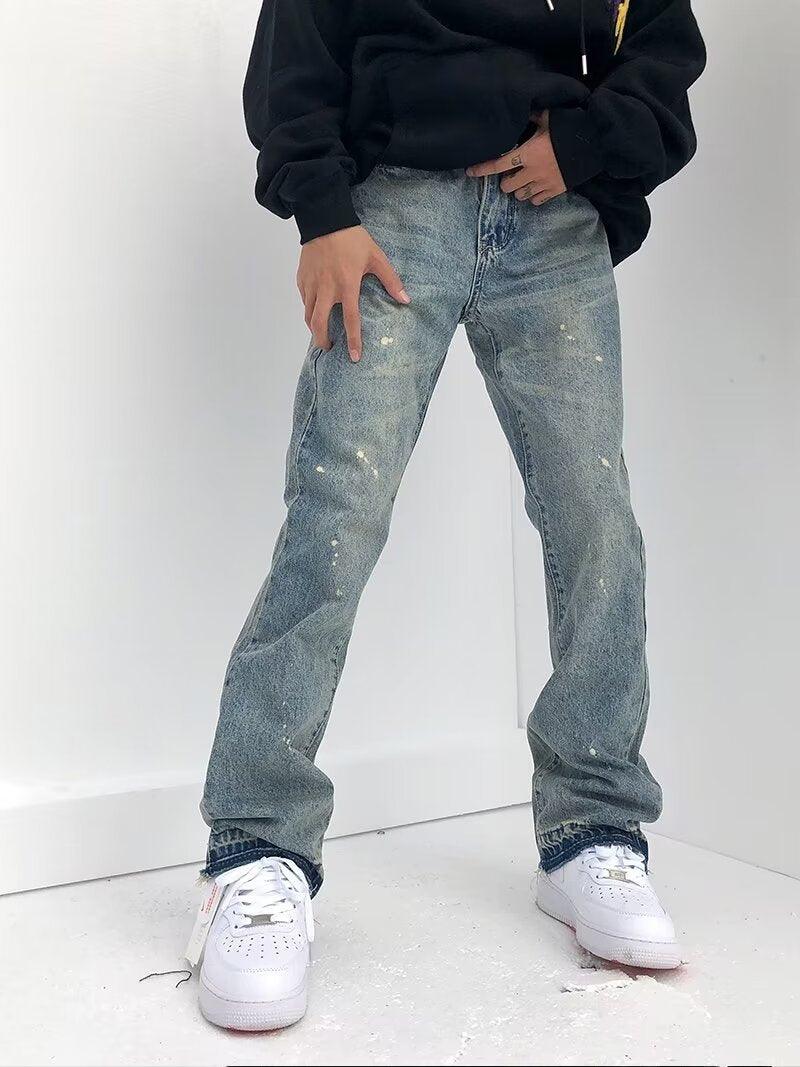 Ins Loose Street Straight Long Pants - WOMONA.COM