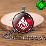 Genshin Impact Glow In The Dark Necklace - WOMONA.COM