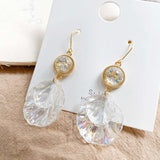 Acrylic shell earrings - WOMONA.COM