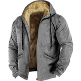 Brown Lining Cotton-padded Jacket