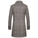 Heavy woollen overcoat