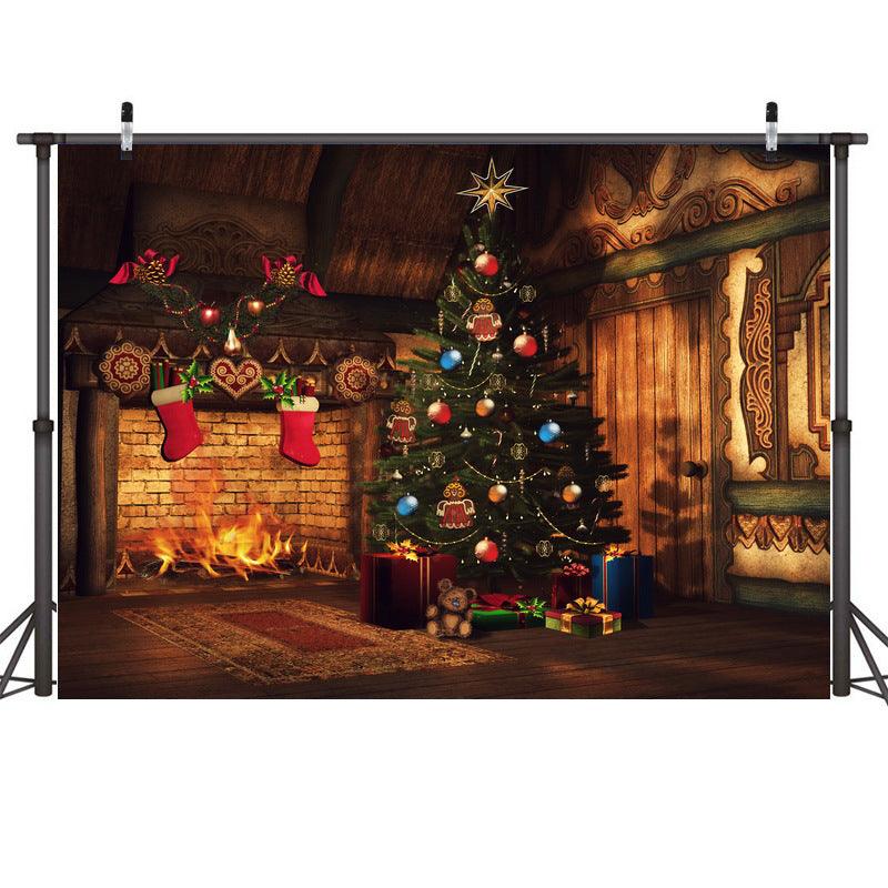 Christmas background cloth - WOMONA.COM