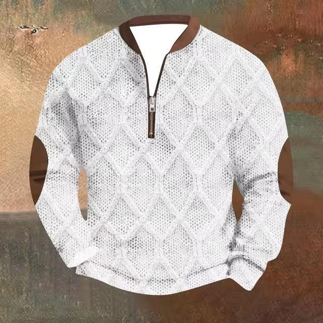 Sudadera con estampado digital 3D para hombre