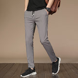 Summer New Ice Silk Casual Pants Men - WOMONA.COM