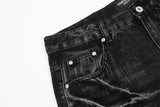 Old Washing Water Jeans mit weitem Bein für Herren