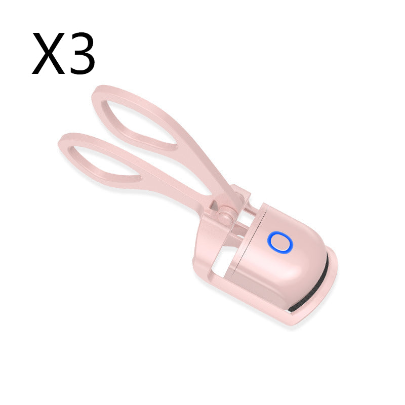 Heated Eyelash Curler Electric Temperature Control Mini Eyelash Curler Electric Portable Charging - WOMONA.COM