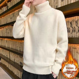 Turtleneck Sweater For Men Loose Velvet Thickened - WOMONA.COM