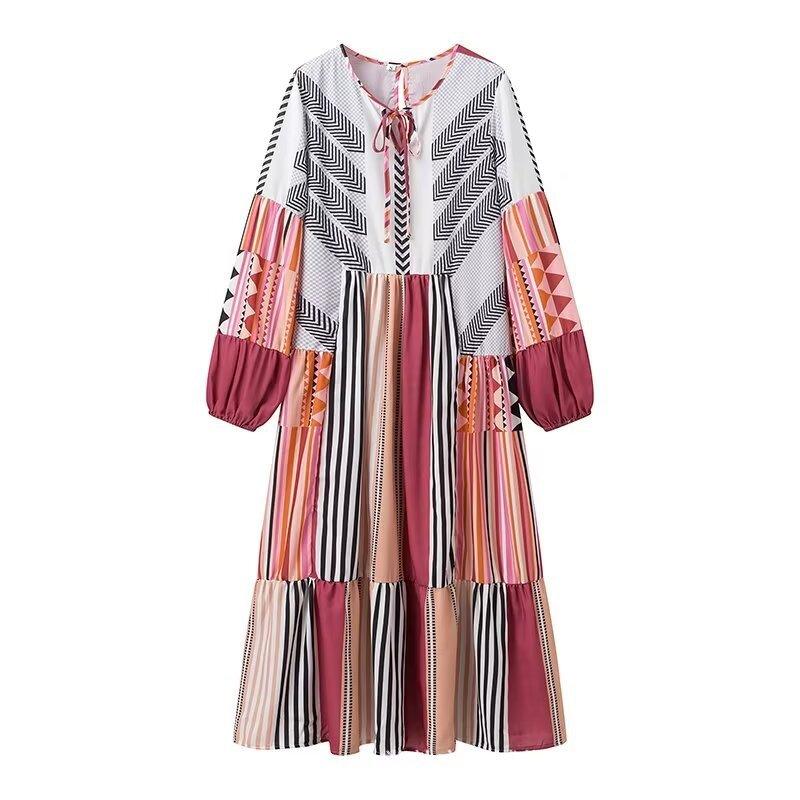 Women's Fashion Personality Ruffled Casual Dress - WOMONA.COM