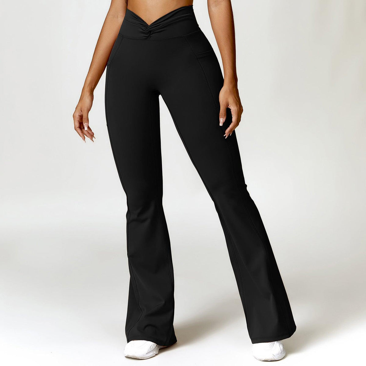 Hip Raise High Waist Yoga Pants Women's Pocket - WOMONA.COM