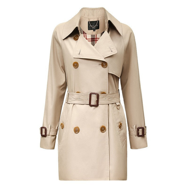 Women's Trench Coat Mid-length Korean Style