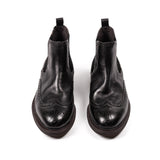 New Chelsea Boots Brogue Carved Leather Shoes For Men - WOMONA.COM