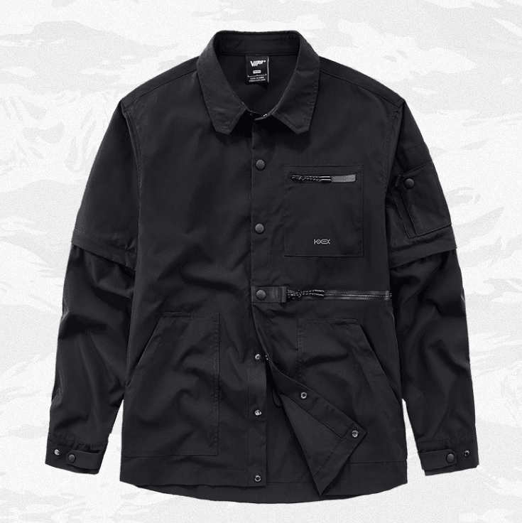 Long Sleeved Lined Jacket For Men - WOMONA.COM